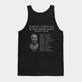 History Of Ancient Rome Publius Cornelius Scipio Africanus World Tour Tank Top